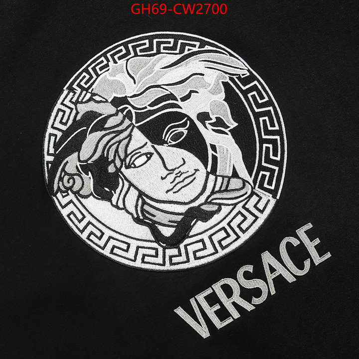 Clothing-Versace,replica aaaaa+ designer , ID: CW2700,$: 69USD