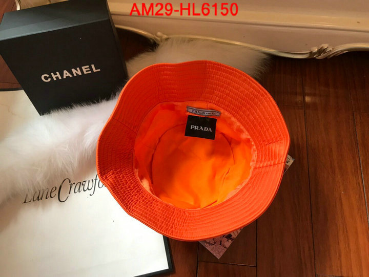 Cap (Hat)-Prada,high quality 1:1 replica , ID: HL6150,$: 29USD