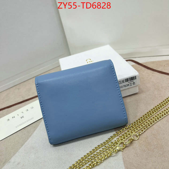 CELINE Bags(4A)-Wallet,replica wholesale ,ID: TD6828,$: 55USD