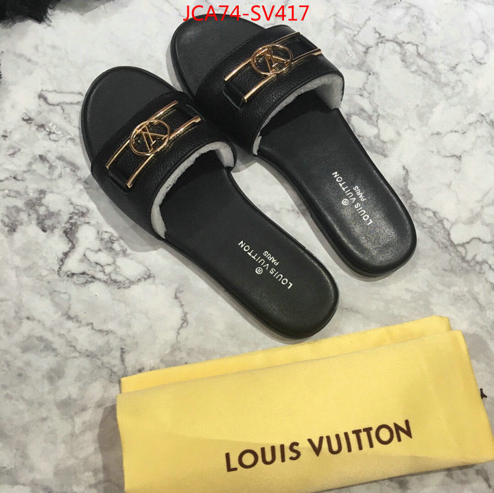 Women Shoes-LV,what 1:1 replica , ID: SV417,$:74USD