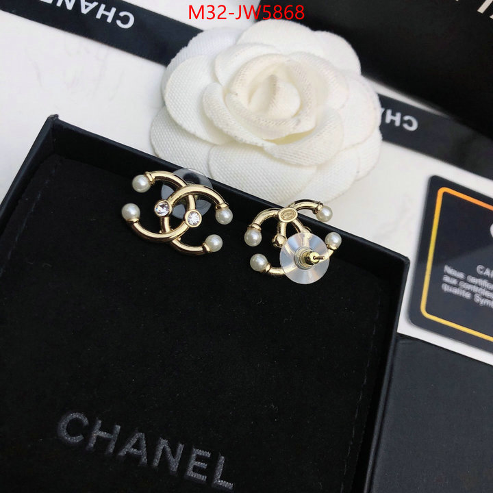 Jewelry-Chanel,online , ID: JW5868,$: 32USD