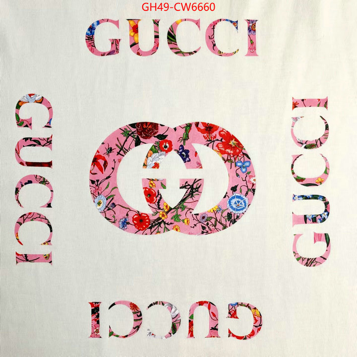 Clothing-Gucci,what is aaaaa quality , ID: CW6660,$: 49USD