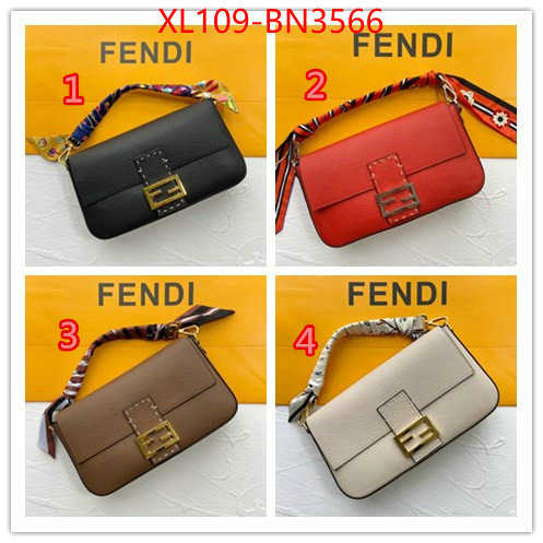 Fendi Bags(4A)-Baguette-,2023 replica ,ID: BN3566,$: 109USD