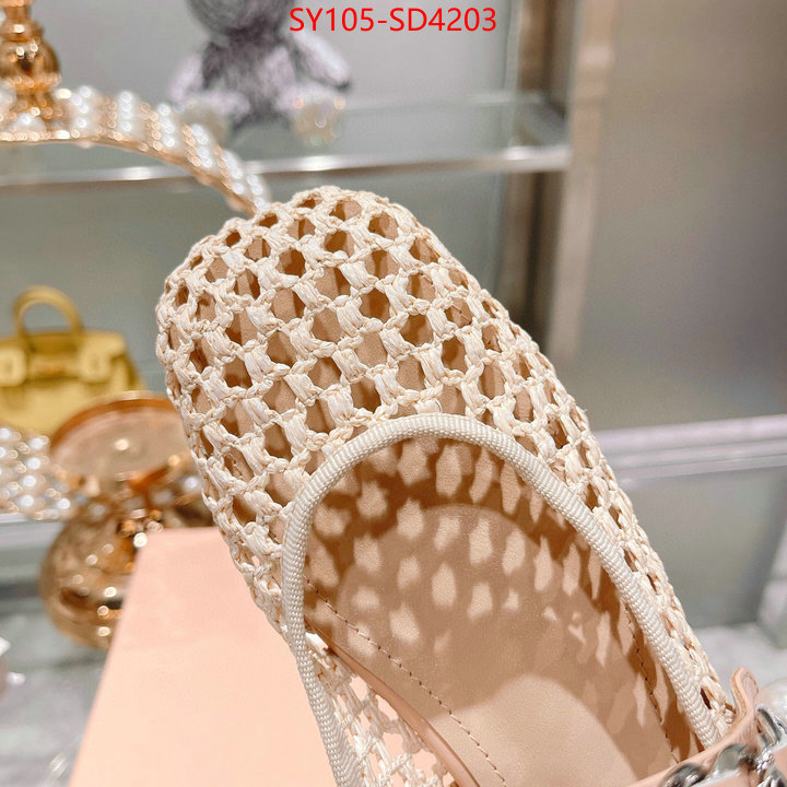 Women Shoes-Miu Miu,replica aaaaa designer , ID: SD4203,$: 105USD