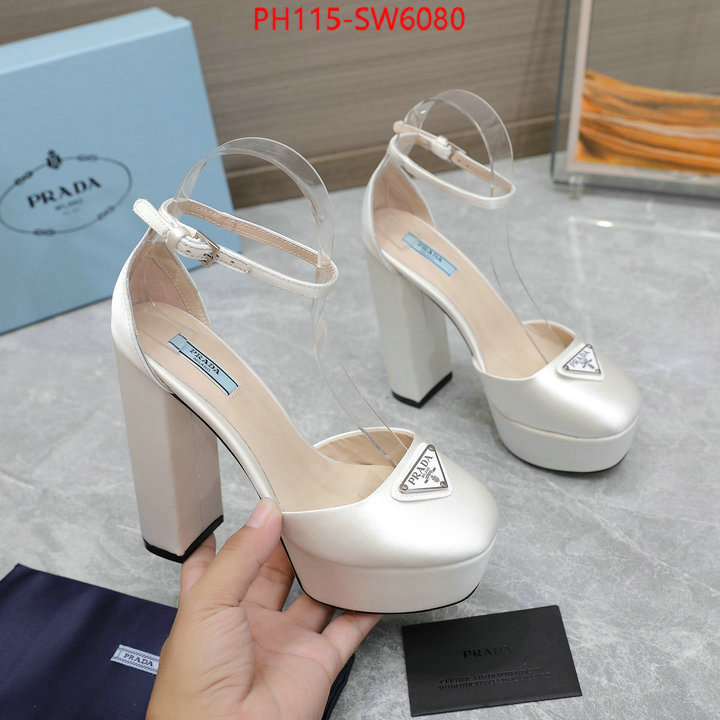 Women Shoes-Prada,highest quality replica , ID: SW6080,$: 115USD