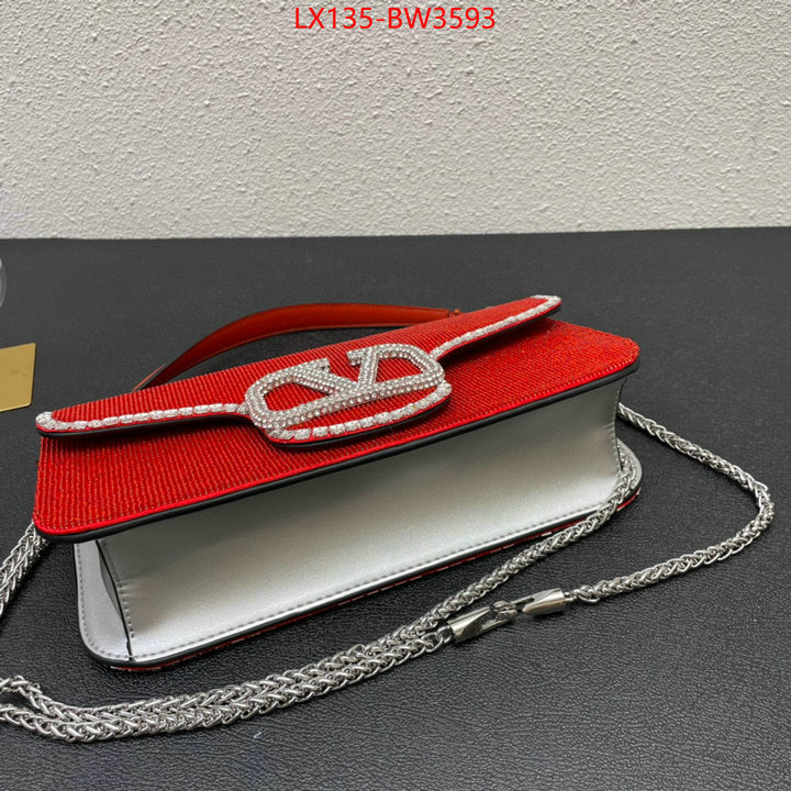 Valentino Bags(4A)-LOC-V Logo ,best designer replica ,ID: BW3593,$: 135USD