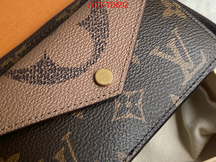 LV Bags(TOP)-Wallet,ID: TD692,$: 75USD