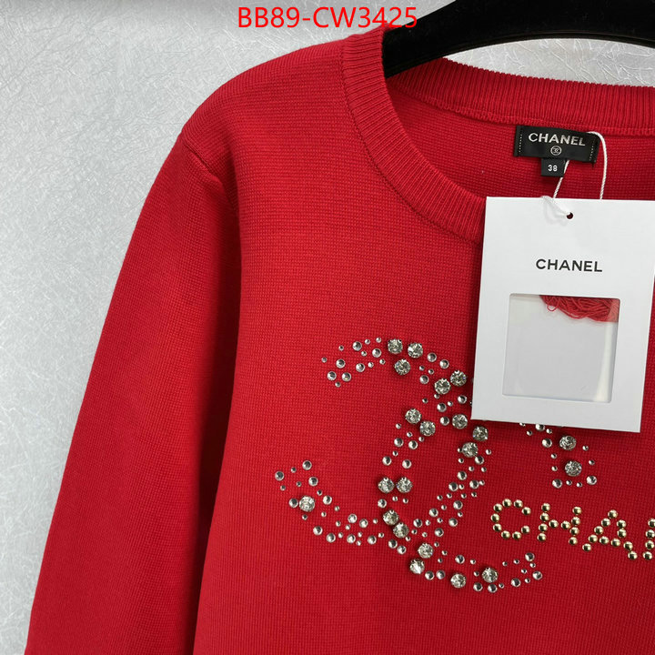 Clothing-Chanel,buy the best replica , ID: CW3425,$: 89USD