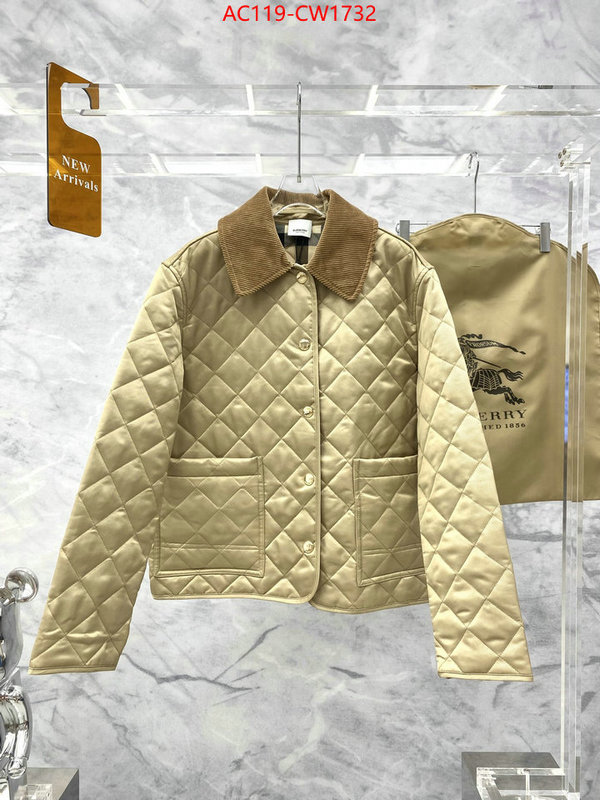 Down jacket Women-Burberry,what's the best to buy replica , ID: CW1732,$: 119USD