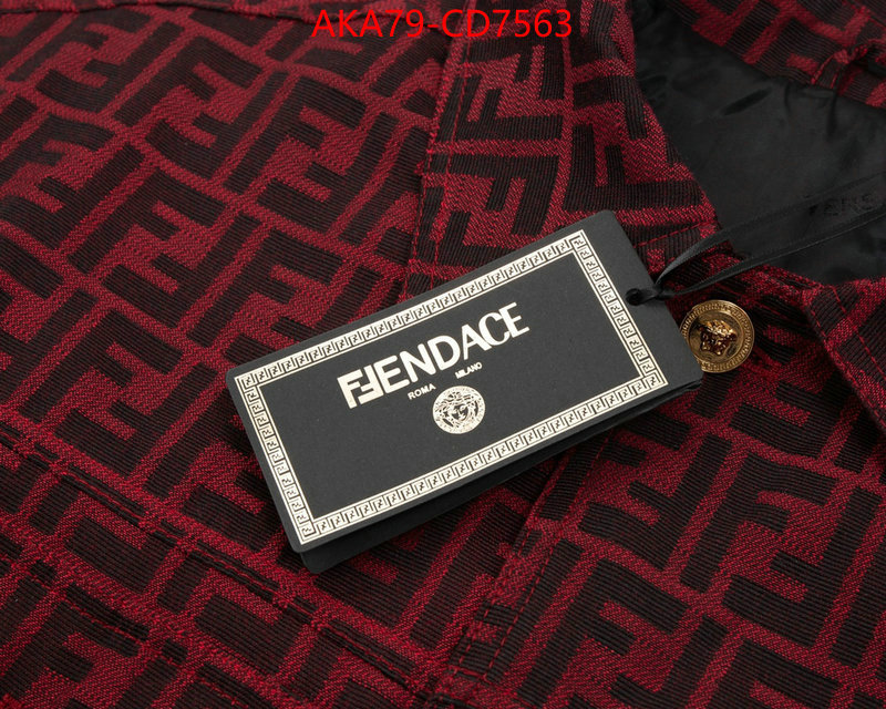 Clothing-Fendi,7 star collection , ID: CD7563,$: 79USD