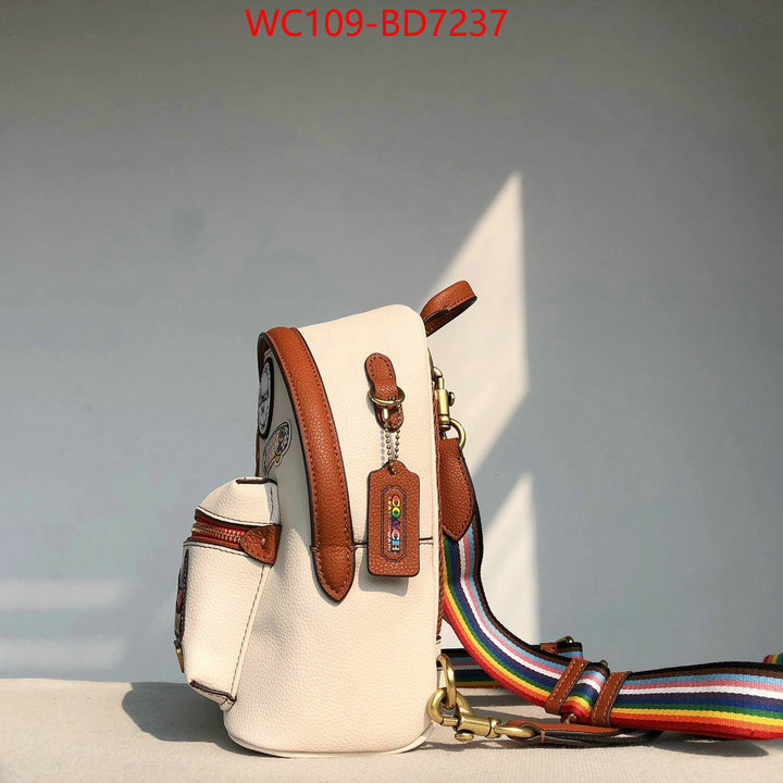 Coach Bags(4A)-Backpack-,best quality designer ,ID: BD7237,$: 109USD