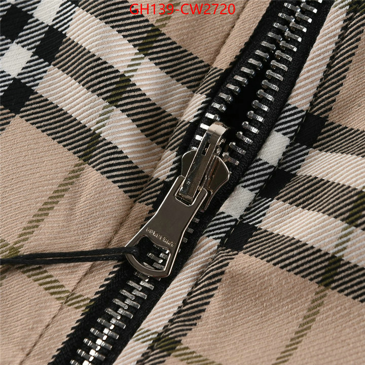 Clothing-Burberry,2023 aaaaa replica 1st copy ,best replica new style , ID: CW2720,$: 139USD