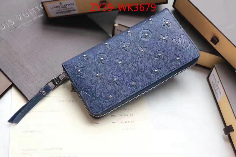 LV Bags(4A)-Wallet,ID: WK3679,$:39USD