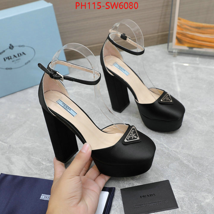 Women Shoes-Prada,highest quality replica , ID: SW6080,$: 115USD