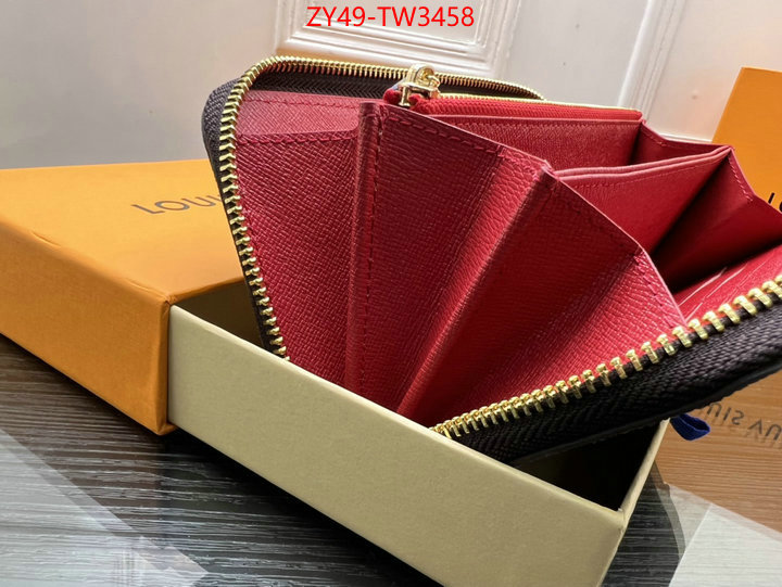 LV Bags(4A)-Wallet,wholesale 2023 replica ,ID: TW3458,$: 49USD