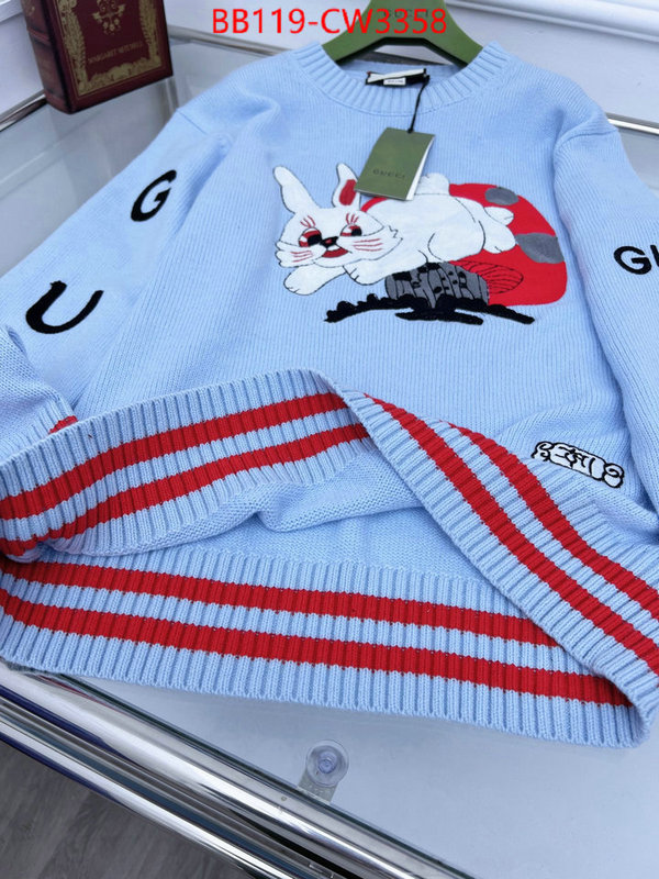 Clothing-Gucci,best replica 1:1 , ID: CW3358,$: 119USD