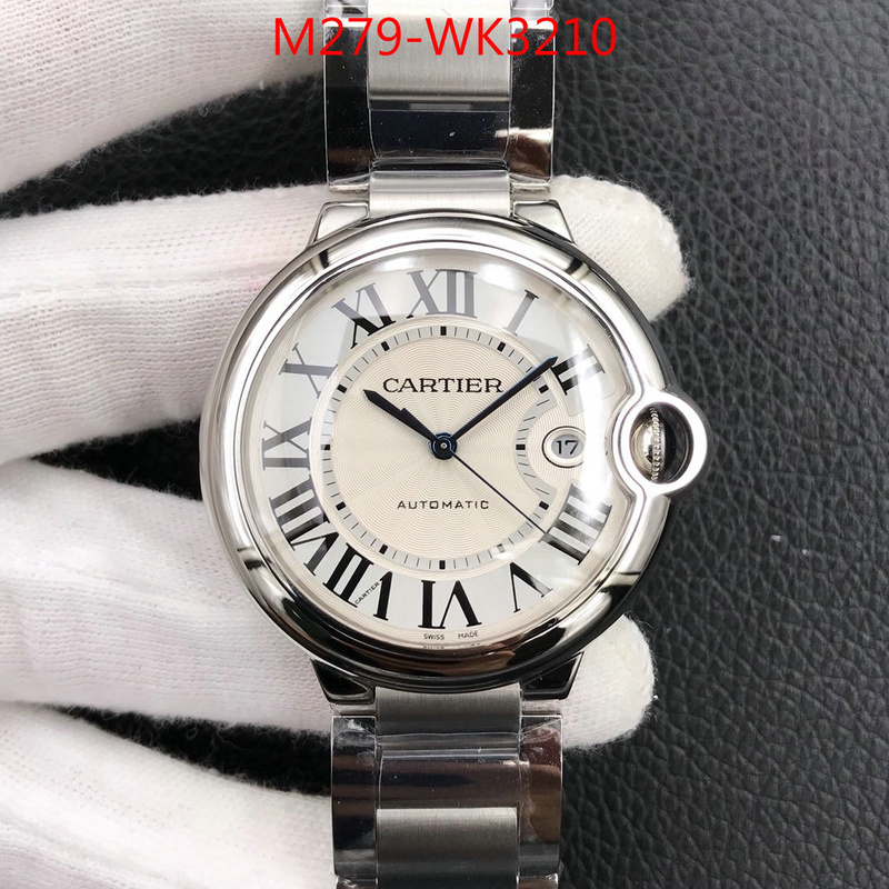 Watch(TOP)-Cartier,high quality 1:1 replica , ID: WK3210,$:279USD