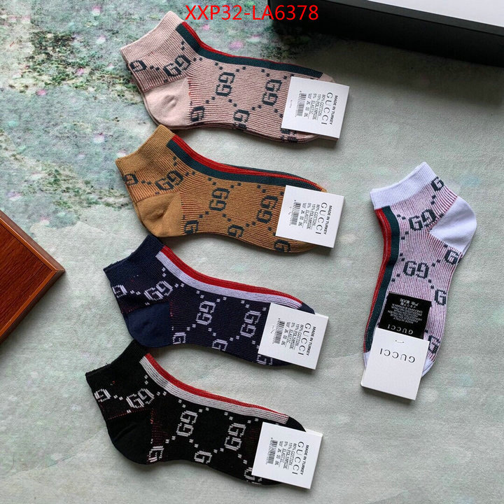 Sock-Gucci,top quality replica , ID: LA6378,$: 32USD