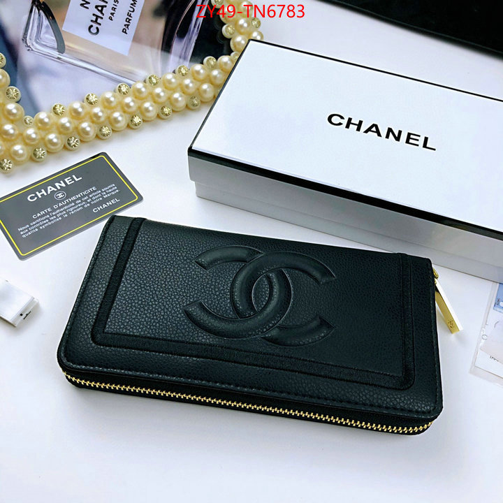 Chanel Bags(4A)-Wallet-,ID: TN6783,$: 49USD