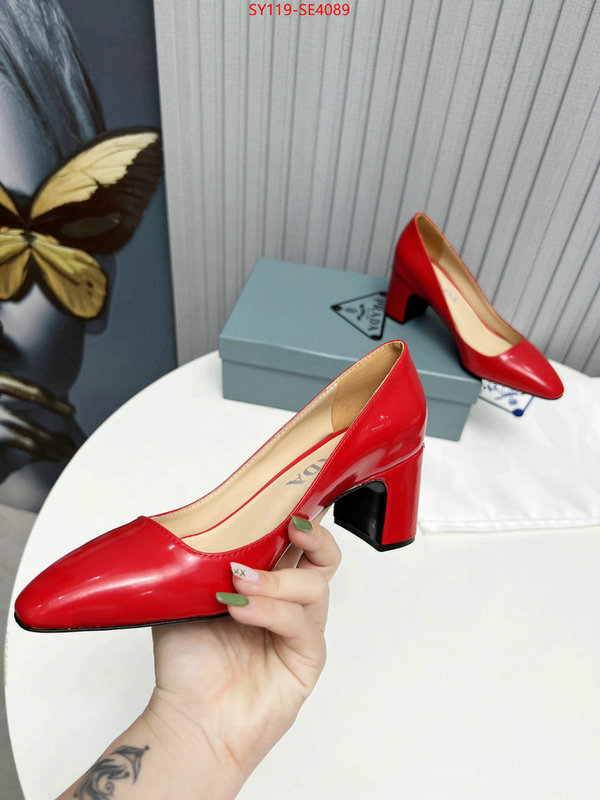 Women Shoes-Prada,the highest quality fake , ID: SE4089,$: 119USD