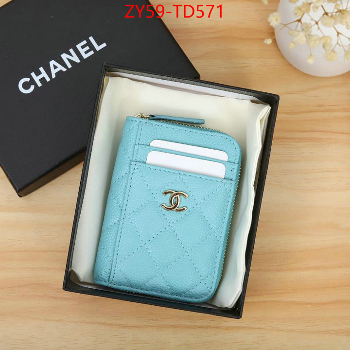 Chanel Bags(4A)-Wallet-,ID: TD571,$: 59USD