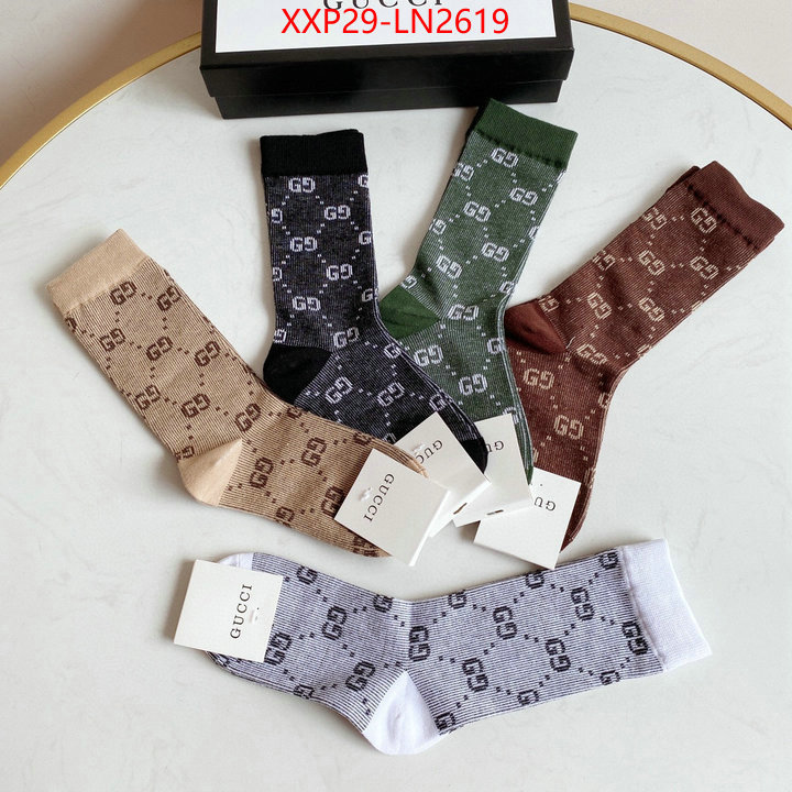 Sock-Gucci,new 2023 , ID: LN2619,$: 29USD