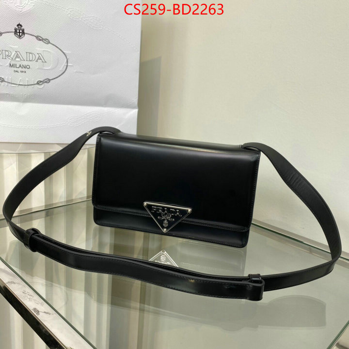 Prada Bags(TOP)-Diagonal-,ID: BD2263,$: 259USD