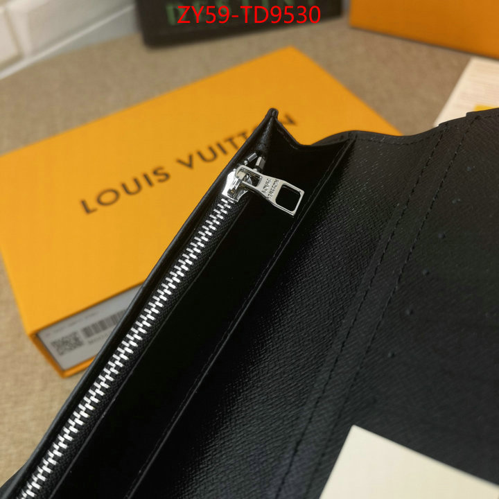 LV Bags(4A)-Wallet,found replica ,ID: TD9530,$: 59USD