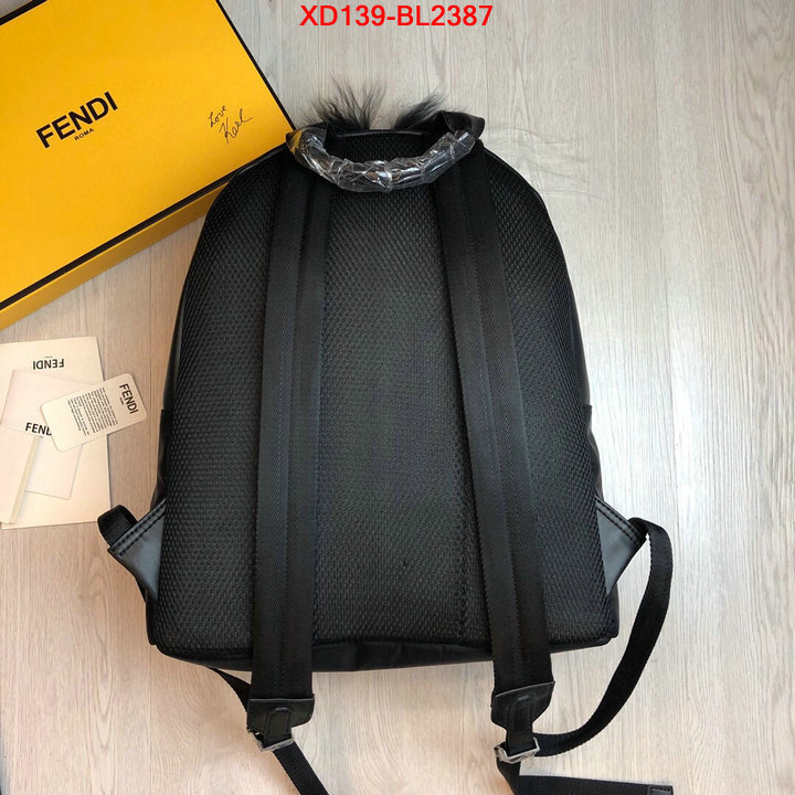 Fendi Bags(4A)-Backpack-,replica ,ID: BL2387,$:139USD