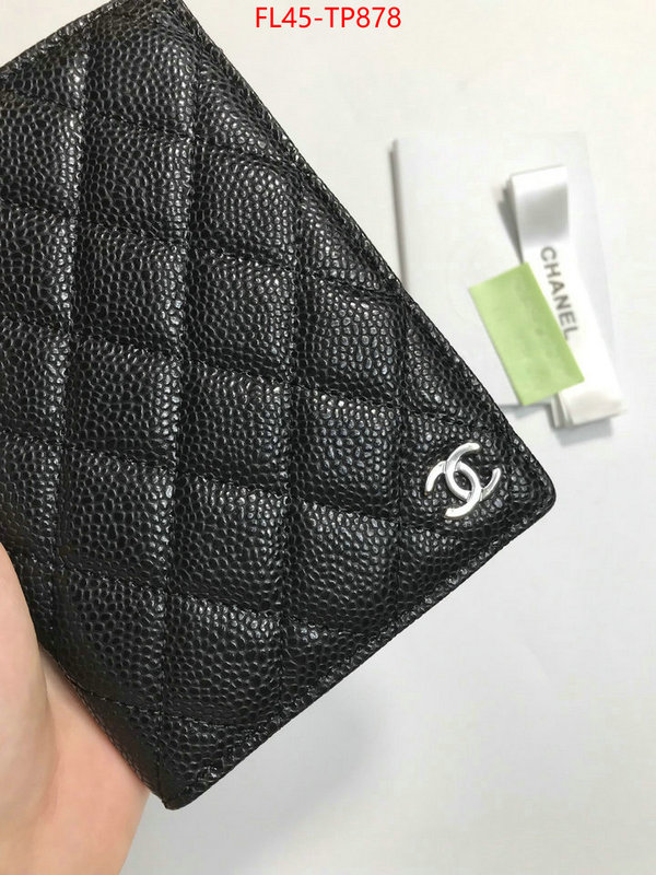 Chanel Bags(4A)-Wallet-,ID: TP878,$: 45USD