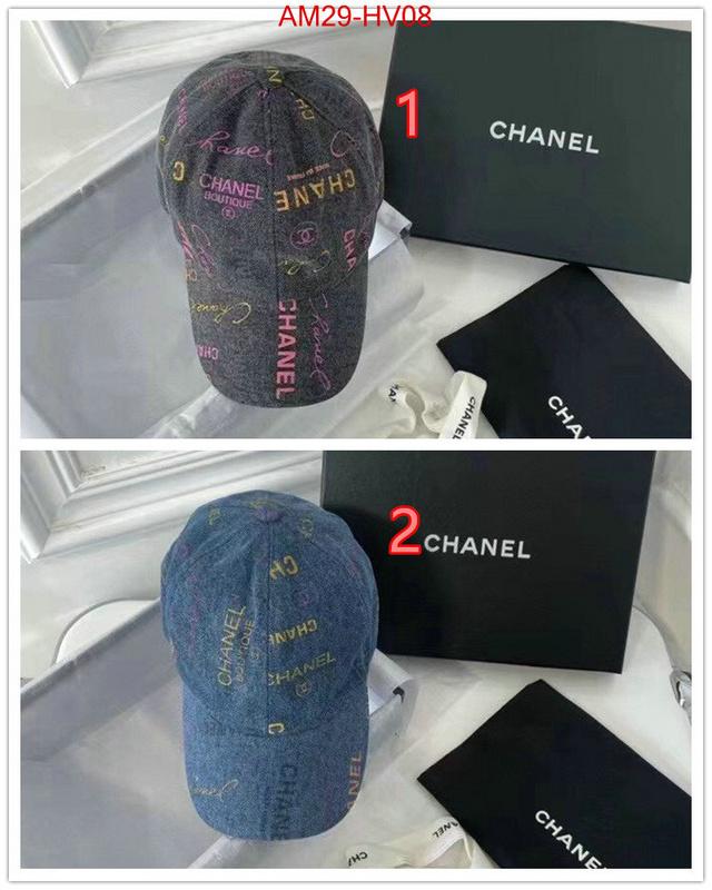 Cap (Hat)-Chanel,2023 replica , ID: HV08,$: 29USD