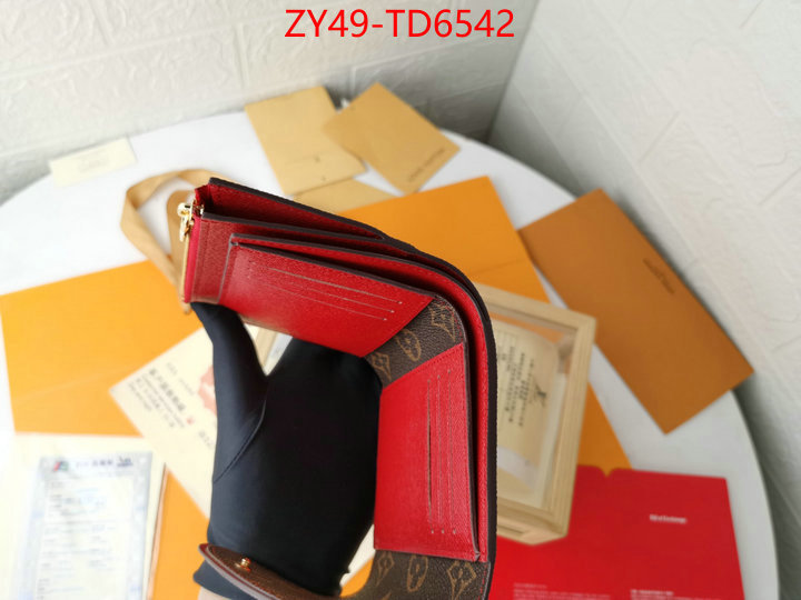 LV Bags(4A)-Wallet,we provide top cheap aaaaa ,ID: TD6542,$: 49USD