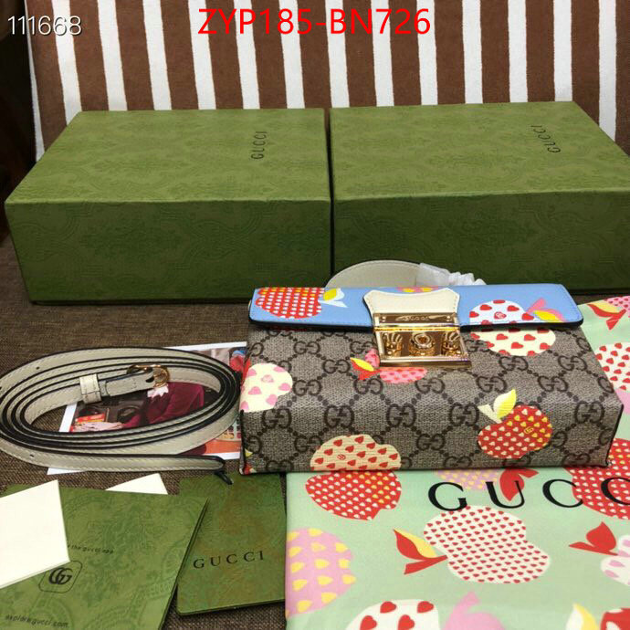 Gucci Bags(TOP)-Padlock-,where to buy fakes ,ID: BN726,$: 185USD