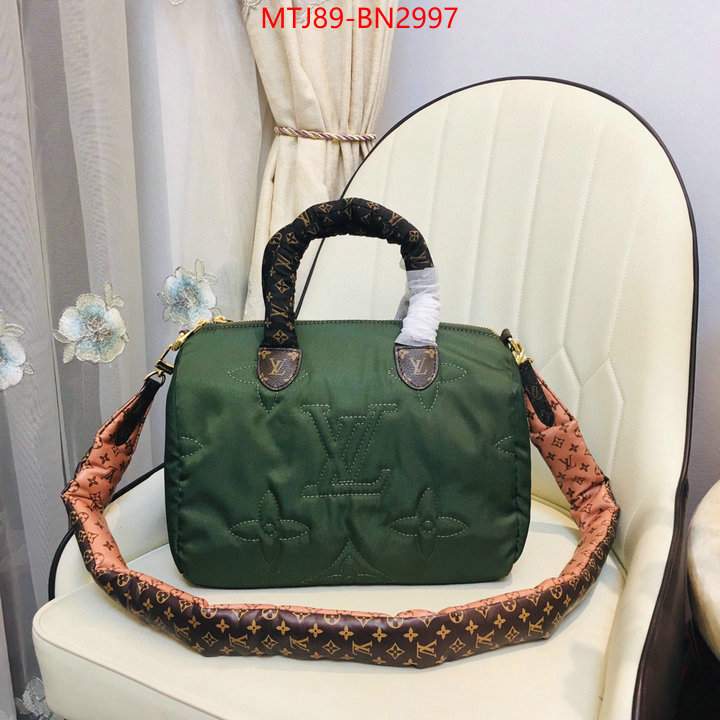 LV Bags(4A)-Speedy-,2023 replica wholesale cheap sales online ,ID: BN2997,$: 89USD