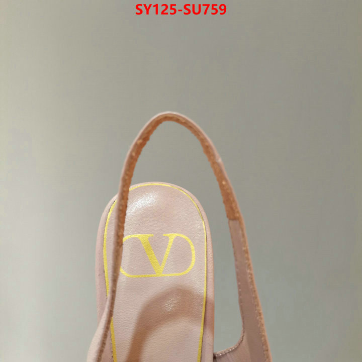 Women Shoes-Valentino,perfect replica , ID: SU759,$: 125USD