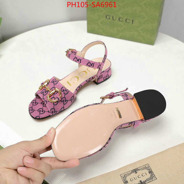 Women Shoes-Gucci,the highest quality fake , ID: SA6961,$: 105USD