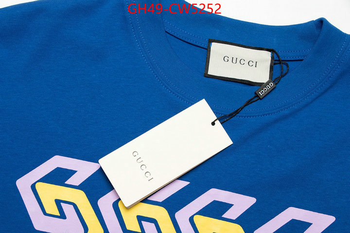 Clothing-Gucci,how to buy replica shop , ID: CW5252,$: 49USD