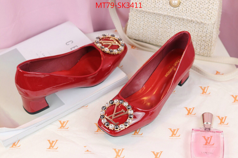 Women Shoes-LV,counter quality , ID: SK3411,$:79USD