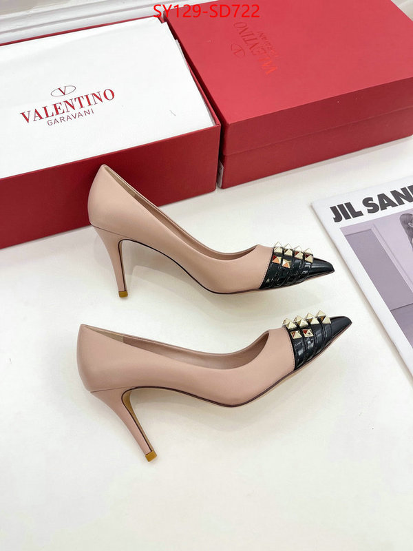 Women Shoes-Valentino,2023 replica wholesale cheap sales online , ID: SD722,$: 129USD