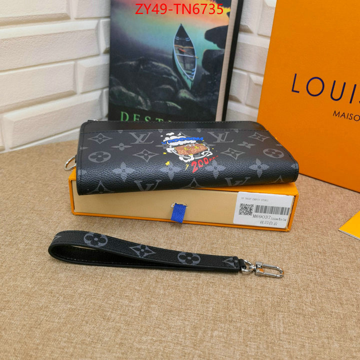 LV Bags(4A)-Wallet,ID: TN6735,$: 49USD