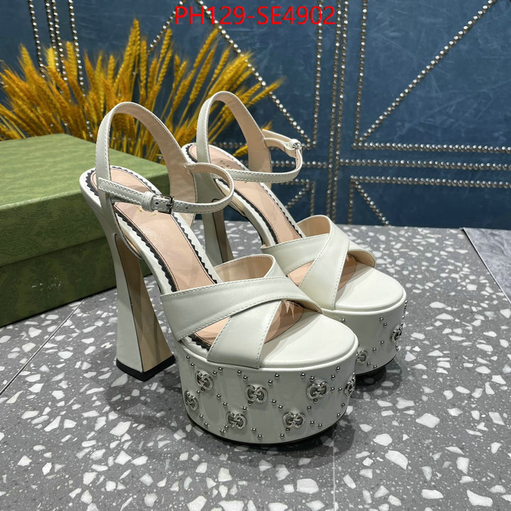 Women Shoes-Gucci,highest quality replica , ID: SE4902,$: 129USD