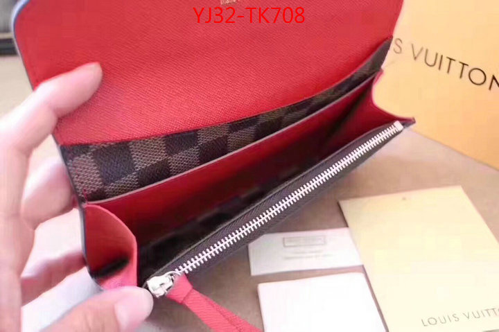 LV Bags(4A)-Wallet,ID: TK708,$:32USD