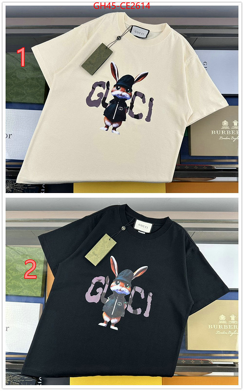 Clothing-Gucci,the top ultimate knockoff , ID: CE2614,$: 45USD