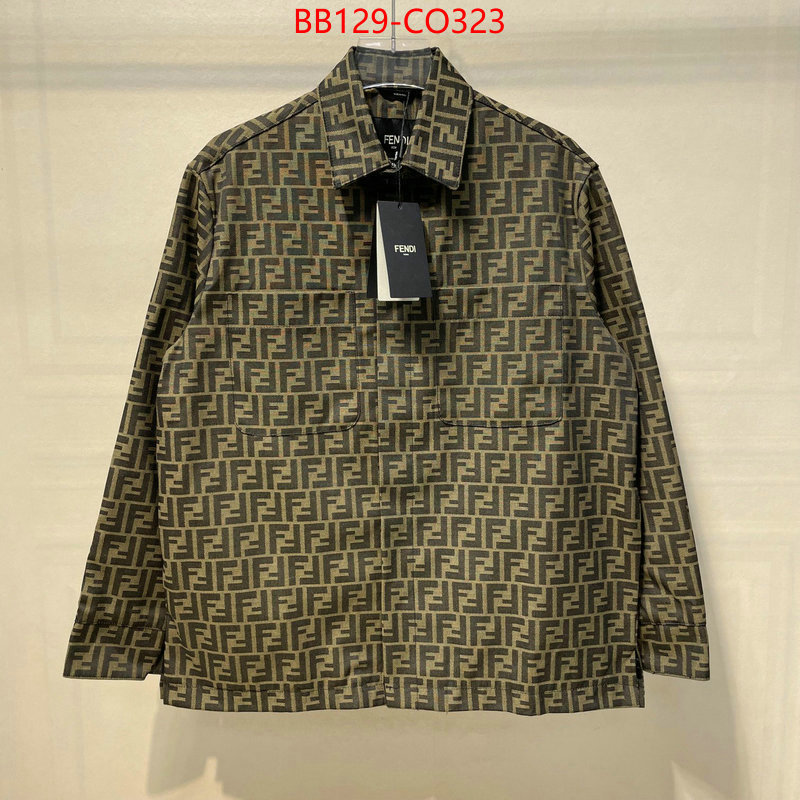 Clothing-Fendi,high quality replica designer , ID: CO323,$: 129USD