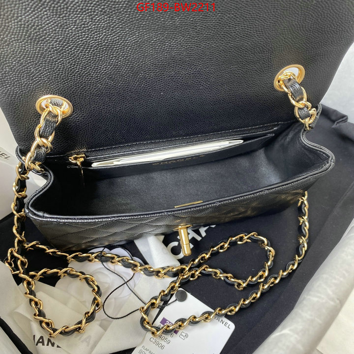 Chanel Bags(TOP)-Diagonal-,ID: BW2211,$: 189USD