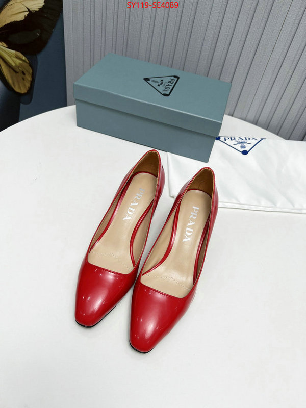 Women Shoes-Prada,the highest quality fake , ID: SE4089,$: 119USD