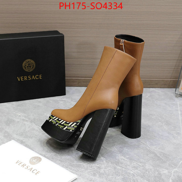 Women Shoes-Versace,mirror copy luxury , ID: SO4334,$: 175USD