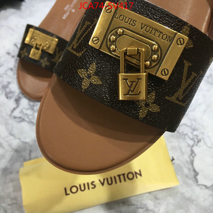 Women Shoes-LV,what 1:1 replica , ID: SV417,$:74USD