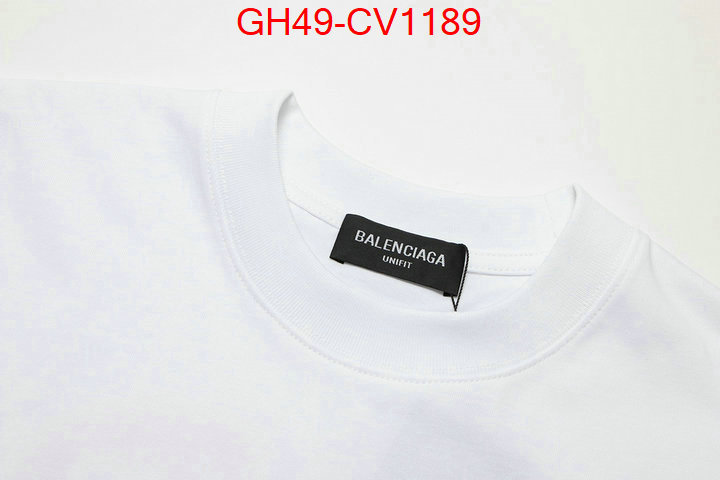 Clothing-Balenciaga,aaaaa , ID: CV1189,$: 49USD