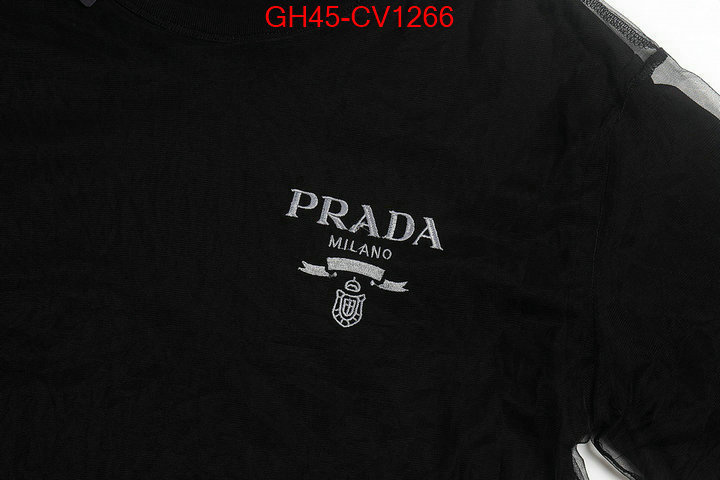 Clothing-Prada,where can you buy replica , ID: CV1266,$: 45USD